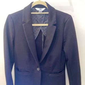 Black womens blazer- Medium